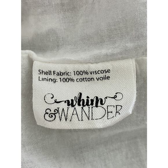 SweetHoney (Whim & Wander) OC Tiny Dancer Sleeveless Floral Dress Red Cream 4T - Picture 7 of 11